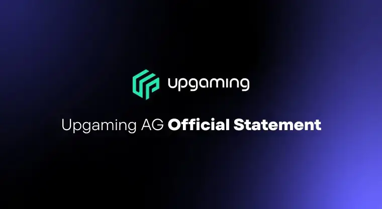 Upgaming AG official statement announcement